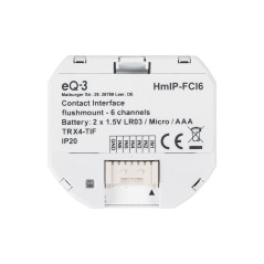 Homematic IP HmIP-FCI6 interruttore della luce Bianco