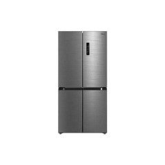 Midea MDRF632FIE46 frigorifero side-by-side Libera installazione 474 L Grigio, Acciaio inox, Bianco