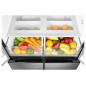 Midea MDRF632FIE46 frigorifero side-by-side Libera installazione 474 L Grigio, Acciaio inox, Bianco Midea MDRF632FIE46 frigorifero side-by-side Libera installazione 474 L Grigio, Acciaio inox, Bianco