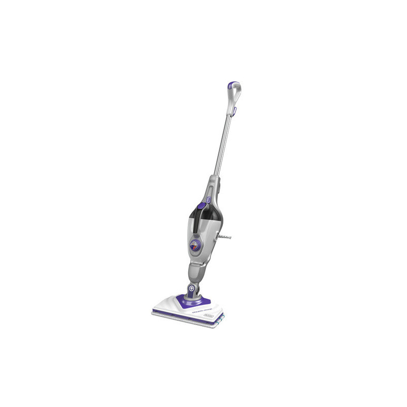 Black & Decker BHSM1615DSM Pulitore a vapore Scopa a vapore 0,5 L 1600 W Viola, Bianco