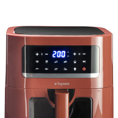 Tognana Porcellane Friggitrice Ad Aria 7 L Rosso Mela