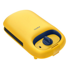 Comfeè MC-JK1312P201 piastra per waffle 1 waffle 950 W Blu, Giallo