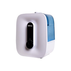 Qlima H408 umidificatore Ultrasonico 5,6 L Blu, Bianco
