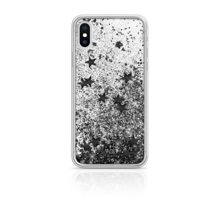White Diamonds Sparkle custodia per cellulare 14,7 cm (5.8") Cover Argento, Trasparente