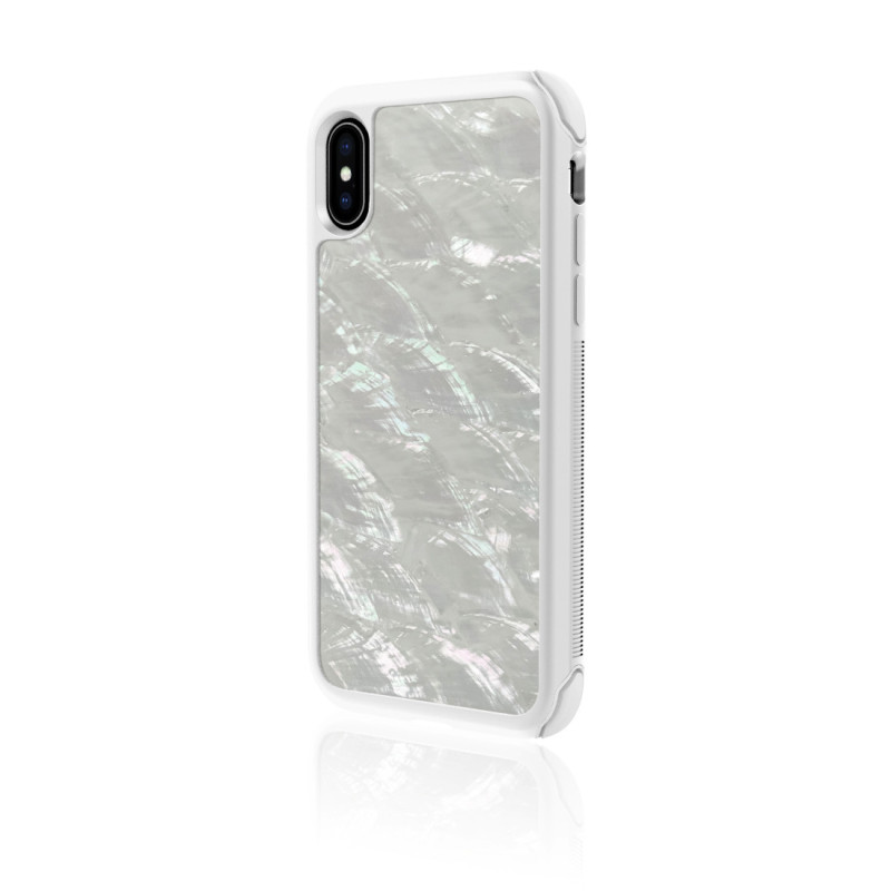 White Diamonds Tough Pearl custodia per cellulare 14,7 cm (5.8") Cover Perlato, Bianco