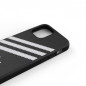 Adidas 3-Stripes custodia per cellulare 13,7 cm (5.4") Cover Nero, Bianco
