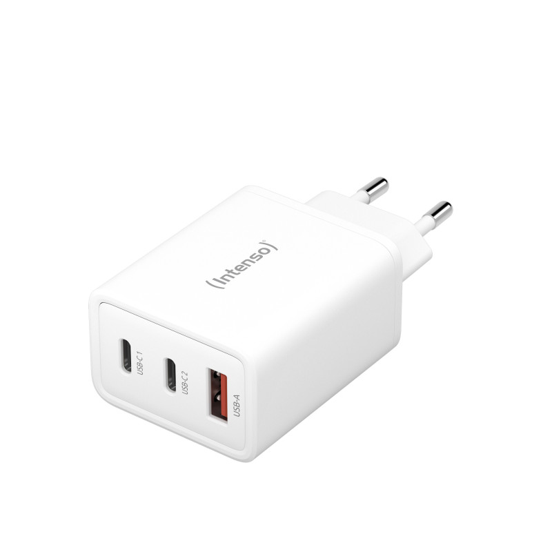 Intenso POWER ADAPTER 1XUSB-A/2XUSB-C/7806512 Universale Bianco AC Ricarica rapida Interno
