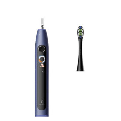 Oclean X Lite Adulto Spazzolino elettrico sonico Nero, Blu