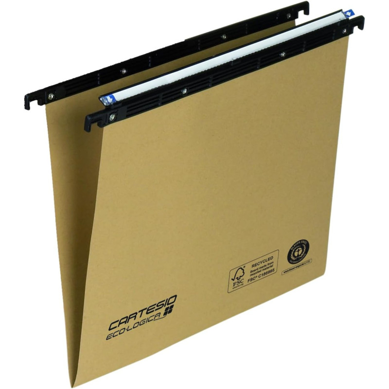 Bertesi 100/395-A1 cartella sospesa e accessorio Cartoncino Marrone 25 pz
