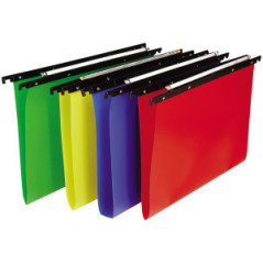 Bertesi Cartesio PP cartella sospesa e accessorio Polistirolo A4 Multicolore 25 pz