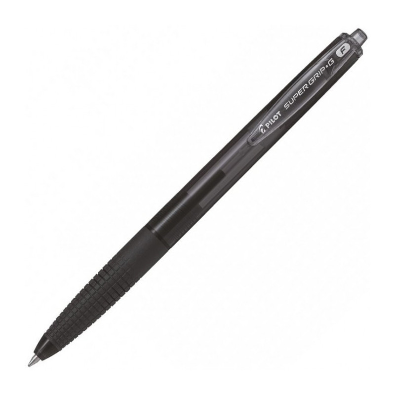 Pilot Super Grip G Nero Penna a sfera retrattile a clip Fine 12 pz