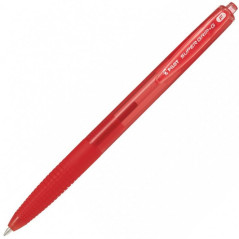 Pilot Super Grip G Rosso Penna a sfera retrattile a clip Fine 12 pz