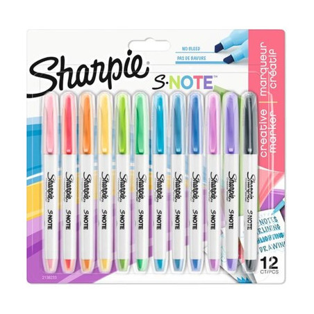 Sharpie 2138233 marcatore permanente Multicolore 12 pz