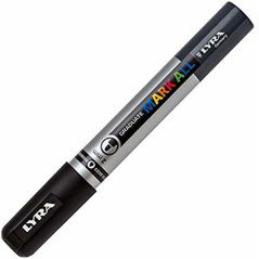 Lyra Graduate Mark All marcatore permanente Tipo di punta Nero 6 pz