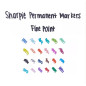 Sharpie Fine Point marcatore permanente Punta sottile Blu