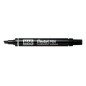 Pentel N 60 marcatore permanente Punta smussata Nero 12 pz