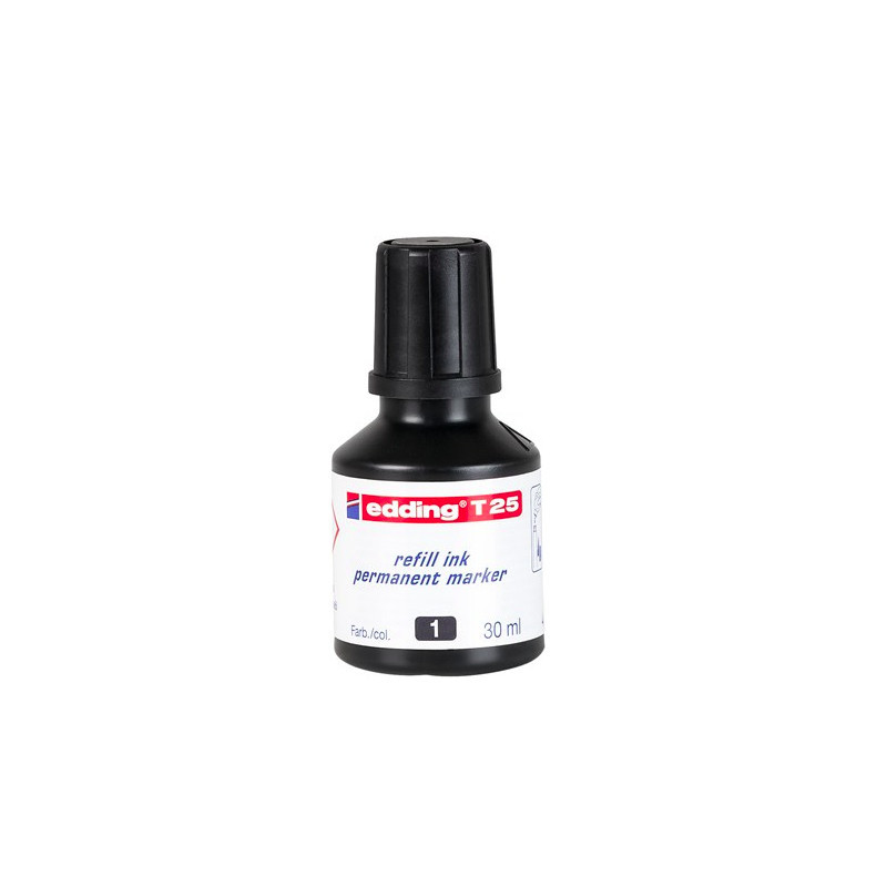 Edding T25 ricarica per evidenziatori Nero 30 ml 1 pz