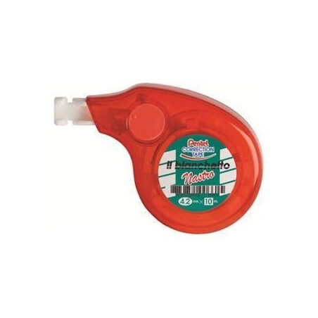 Pentel ZTN14BWI nastro di correzione 10 m Rosso