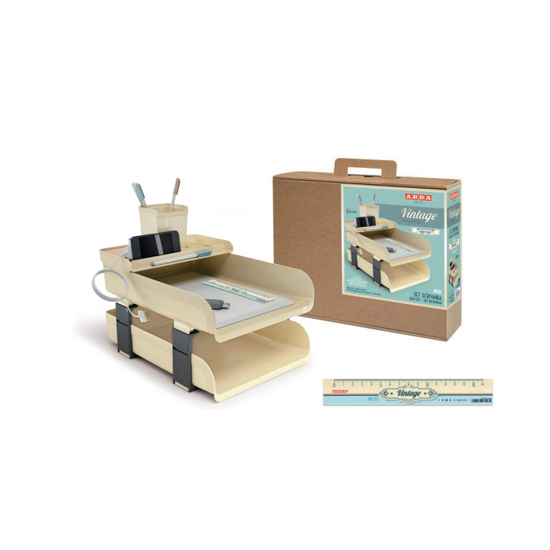 ARDA 830MI set di contenitori da scrivania 5 pz