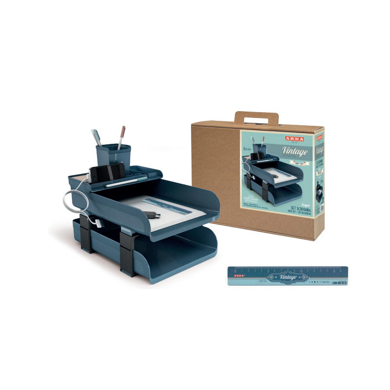 ARDA 830SU set di contenitori da scrivania 5 pz