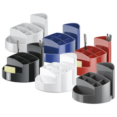 HAN RONDO portapenne Plastica, Polipropilene (PP) Nero