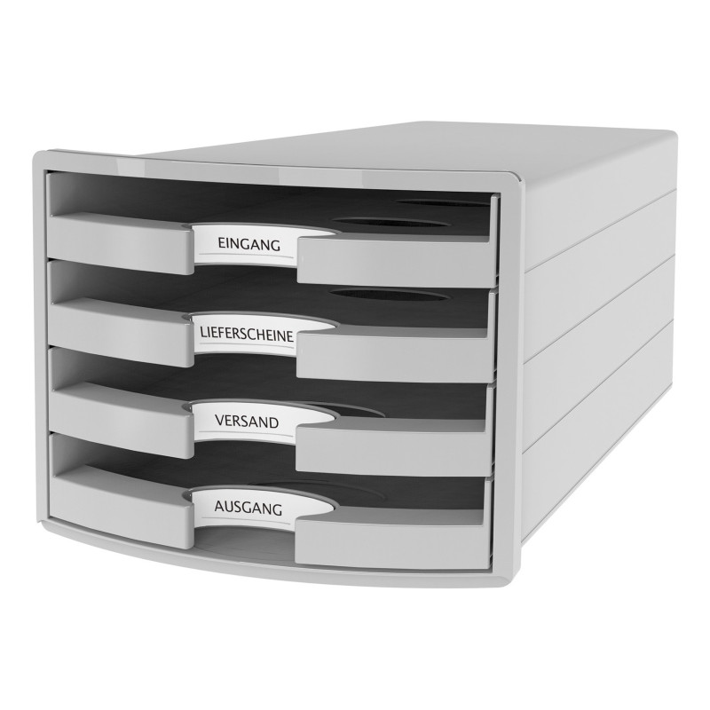 HAN 1013-11 vassoio da scrivania Polistirolo Grigio