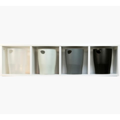 Exacompta 45306D cestino per rifiuti Rotondo Polipropilene (PP) Grigio