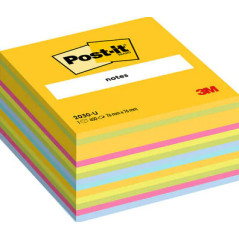 Post-It 7100172383 pouch autoadesiva Quadrato Blu, Verde, Rosa, Giallo 450 fogli Autoadesivo