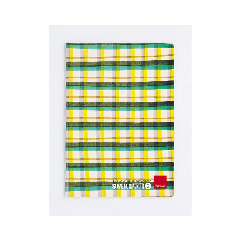 Erickson Super quadretti 2 quaderno per scrivere A4 76 fogli Multicolore