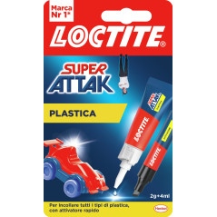 Loctite Super Attak Plastica 2g+4ml