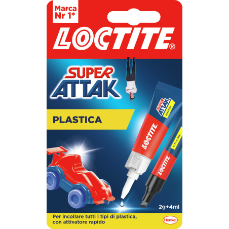 Loctite Super Attak Plastica 2g+4ml