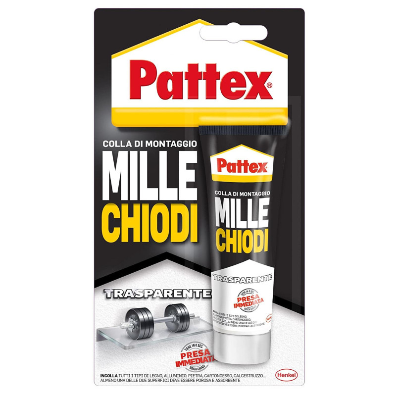 Pattex Millechiodi Trasparente 40g