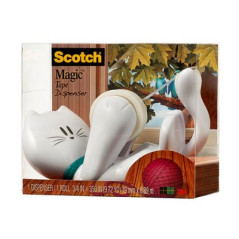 Scotch C39 dispenser nastro adesivo Plastica Blu, Bianco