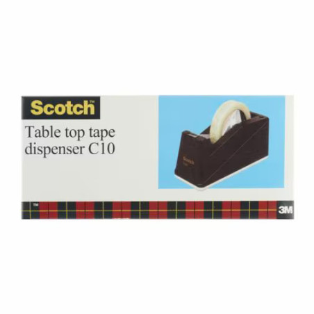 Scotch 7000080564 dispenser nastro adesivo Metallo, Plastica Nero