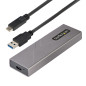 StarTech.com Box SSD M2 NVME - Adattatore USB-C 10Gbps a M.2 NVMe/SATA - Case Esterno USB-C (3.0/3.1) in Allu M2-USB-C-NVME-SATA