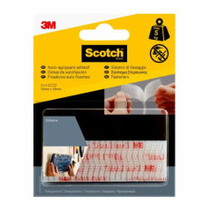 Scotch 7100151768 Velcro Trasparente 2 pz