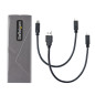 StarTech.com Box SSD M2 NVME - Adattatore USB-C 10Gbps a M.2 NVMe/SATA - Case Esterno USB-C (3.0/3.1) in Allu M2-USB-C-NVME-SATA