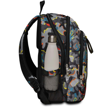 Seven 200102324-428 zaino Zaino scolastico Multicolore Poliestere