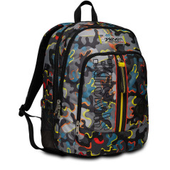 Seven 200102324-428 zaino Zaino scolastico Multicolore Poliestere