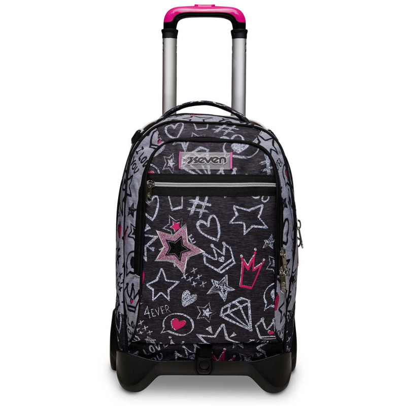 Seven 200102319-822 zaino Zaino scolastico Multicolore Poliestere
