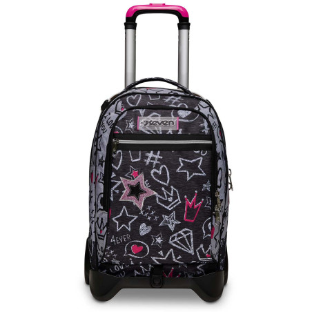 Seven 200102319-822 zaino Zaino scolastico Multicolore Poliestere