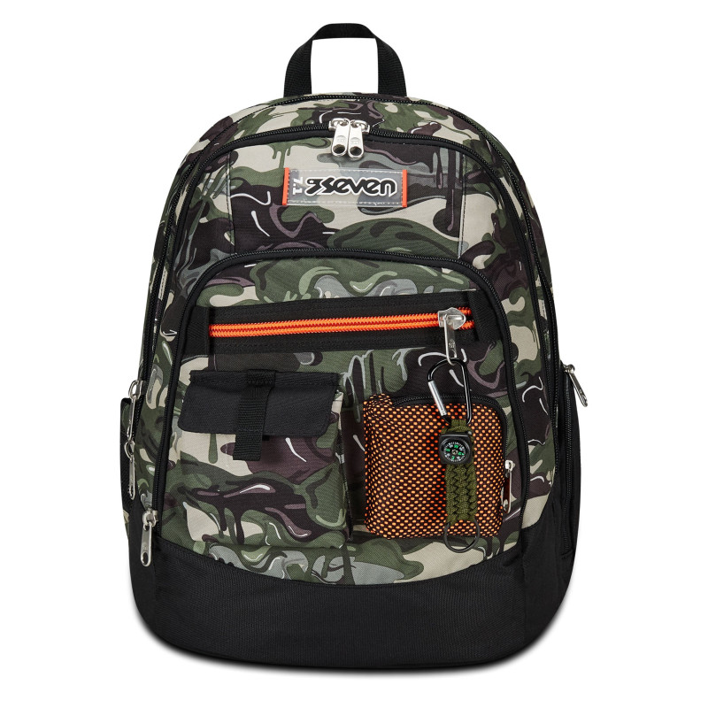 Seven 200102429-621 zaino Zaino scolastico Multicolore Poliestere