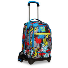 Seven 20C202314-208 zaino Zaino scolastico Multicolore Poliestere