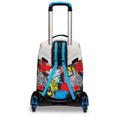 Seven 20C202314-208 zaino Zaino scolastico Multicolore Poliestere