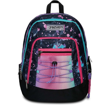 Seven 200102353-414 zaino Zaino scolastico Multicolore Poliestere