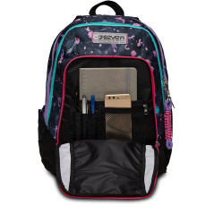 Seven 200102353-414 zaino Zaino scolastico Multicolore Poliestere