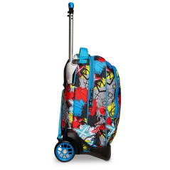 Seven 20C202313-208 zaino Zaino scolastico Multicolore Poliestere