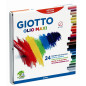 F.I.L.A. Astuccio 24 Pastelli Giotto Olio Mega - Diametro 11Mm