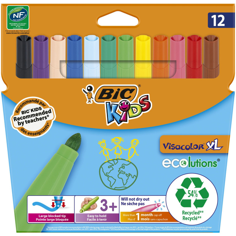 BIC 8922231 marcatore Multicolore 12 pz