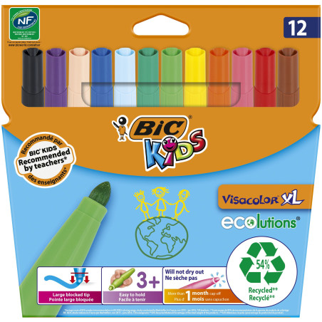 BIC 8922231 marcatore Multicolore 12 pz